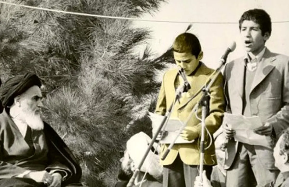 عکس/محمد اصفهانی در کنار امام خمینی