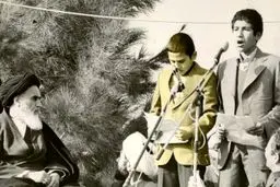 عکس/محمد اصفهانی در کنار امام خمینی