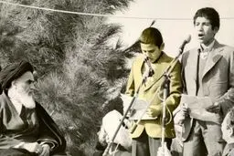 عکس/محمد اصفهانی در کنار امام خمینی