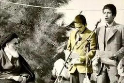 عکس/محمد اصفهانی در کنار امام خمینی