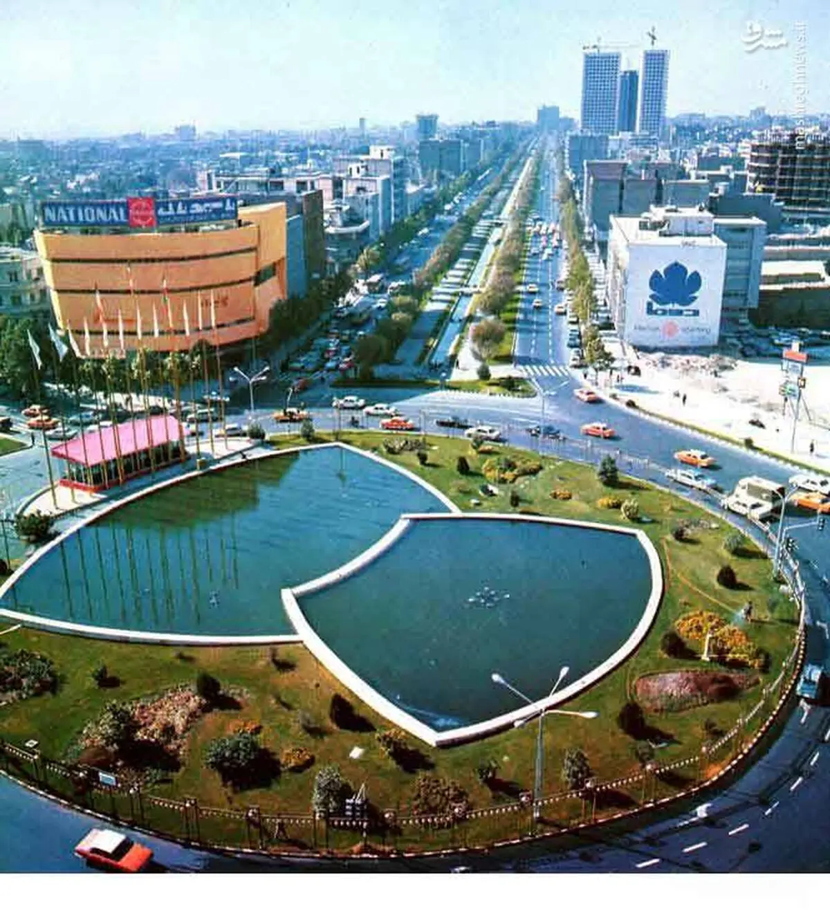 میدان ولیعصر در دهه 50 چه شکلی بود؟+ عکس
