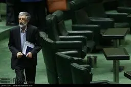 حداد عادل لباس رزم پوشید