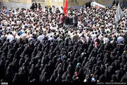 تشییع باشکوه یک شهید گمنام