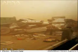 تصادف شدید رانندگی در اهواز/تصاویر