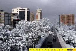 طبیعت زمستانی بسیار زیبای تبریز/ عکس