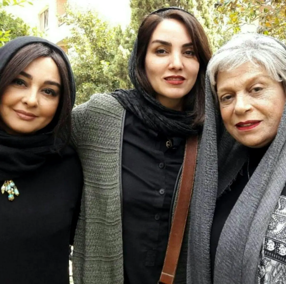 گوهرخیراندیش ماهایا پطروسیان مرجان شیرمحمدی در یک قاب
