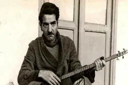 سه تار زدن شهریار / عکس