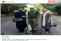 تیپ و ژست فریبا نادری و دوستانش، وسط خیابان!/ عکس