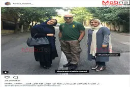 تیپ و ژست فریبا نادری و دوستانش، وسط خیابان!/ عکس