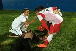 بيهوشي نوجوان مشتاق تراکتوري (عکس)