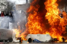 روایت تصویری از آشوب بیکاران در فرانسه