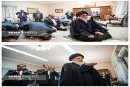 عکسی از آیت‌الله هاشمی شاهرودی بعد از بازگشت از سفر پرحاشیه به آلمان