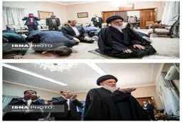 عکسی از آیت‌الله هاشمی شاهرودی بعد از بازگشت از سفر پرحاشیه به آلمان
