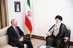 دیدار پوتین با رهبرانقلاب / تصاویر