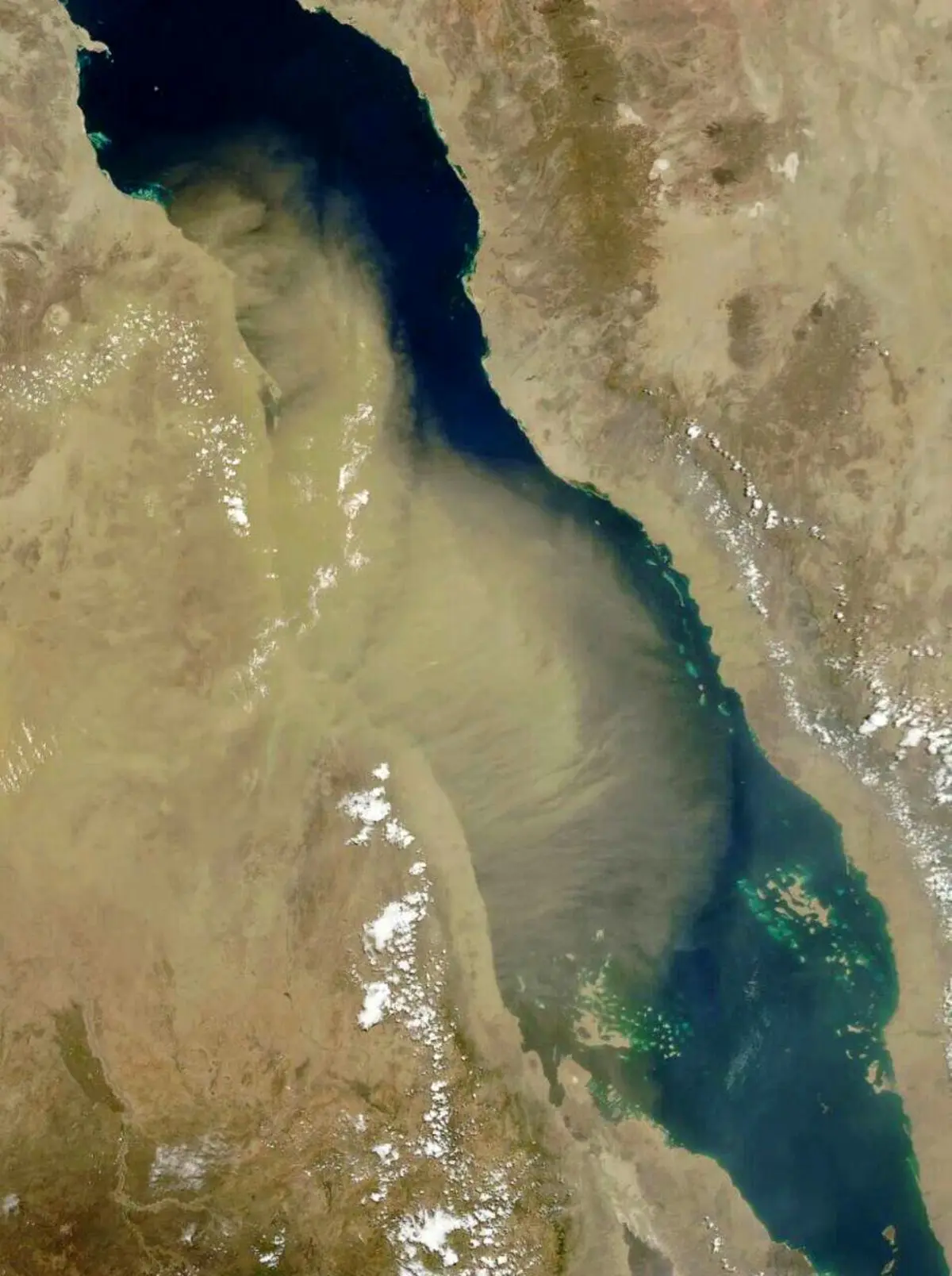 تصویر جالب ناسا از ورود ریزگردها به ایران