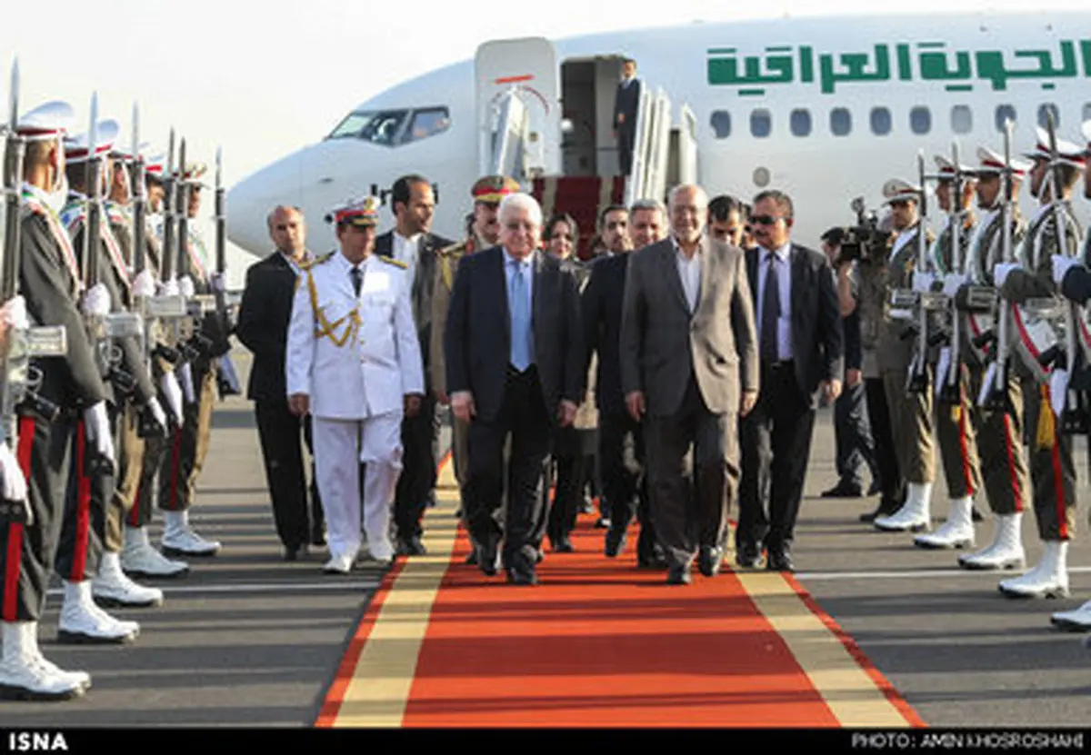 حاشیه های تصویری ورود رییس جمهور عراق به تهران