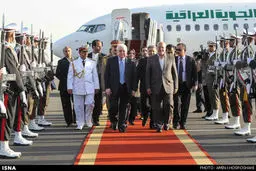 حاشیه های تصویری ورود رییس جمهور عراق به تهران