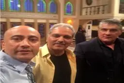 سلفی عارف لرستانی در برنامه دورهمی/ عکس