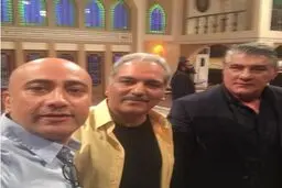 سلفی عارف لرستانی در برنامه دورهمی/ عکس