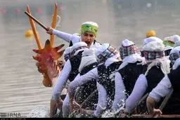 حاشیه های های مسابقات قایقرانی بانوان/تصاویر