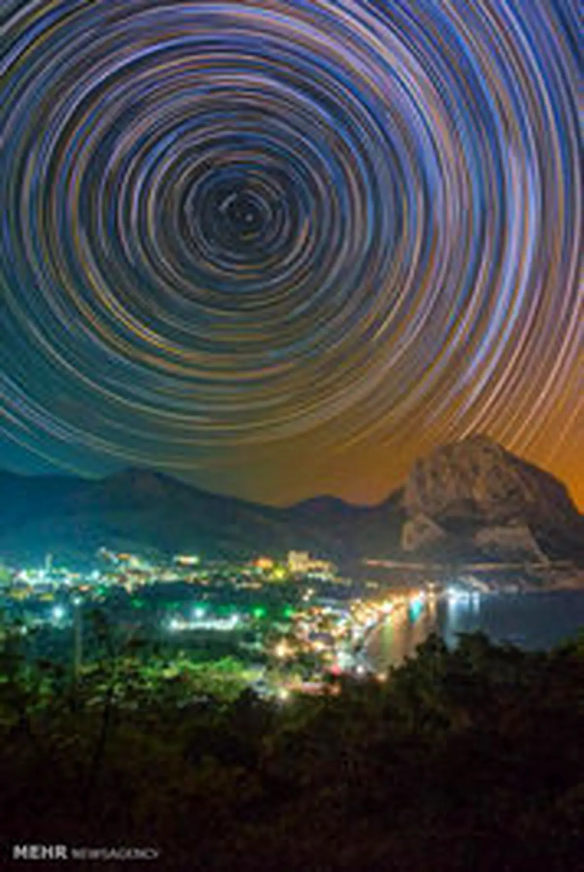 ستارگان در آسمان شب/تصاویر