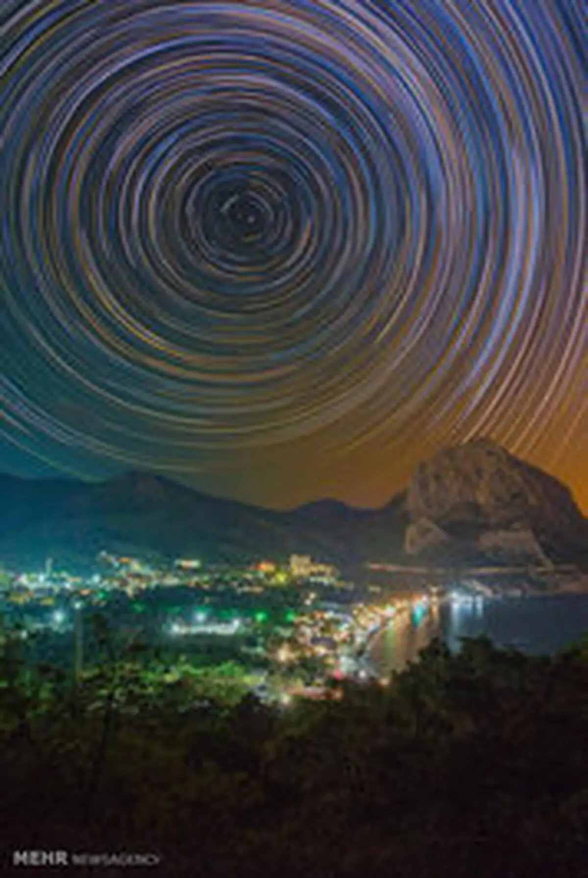 ستارگان در آسمان شب/تصاویر
