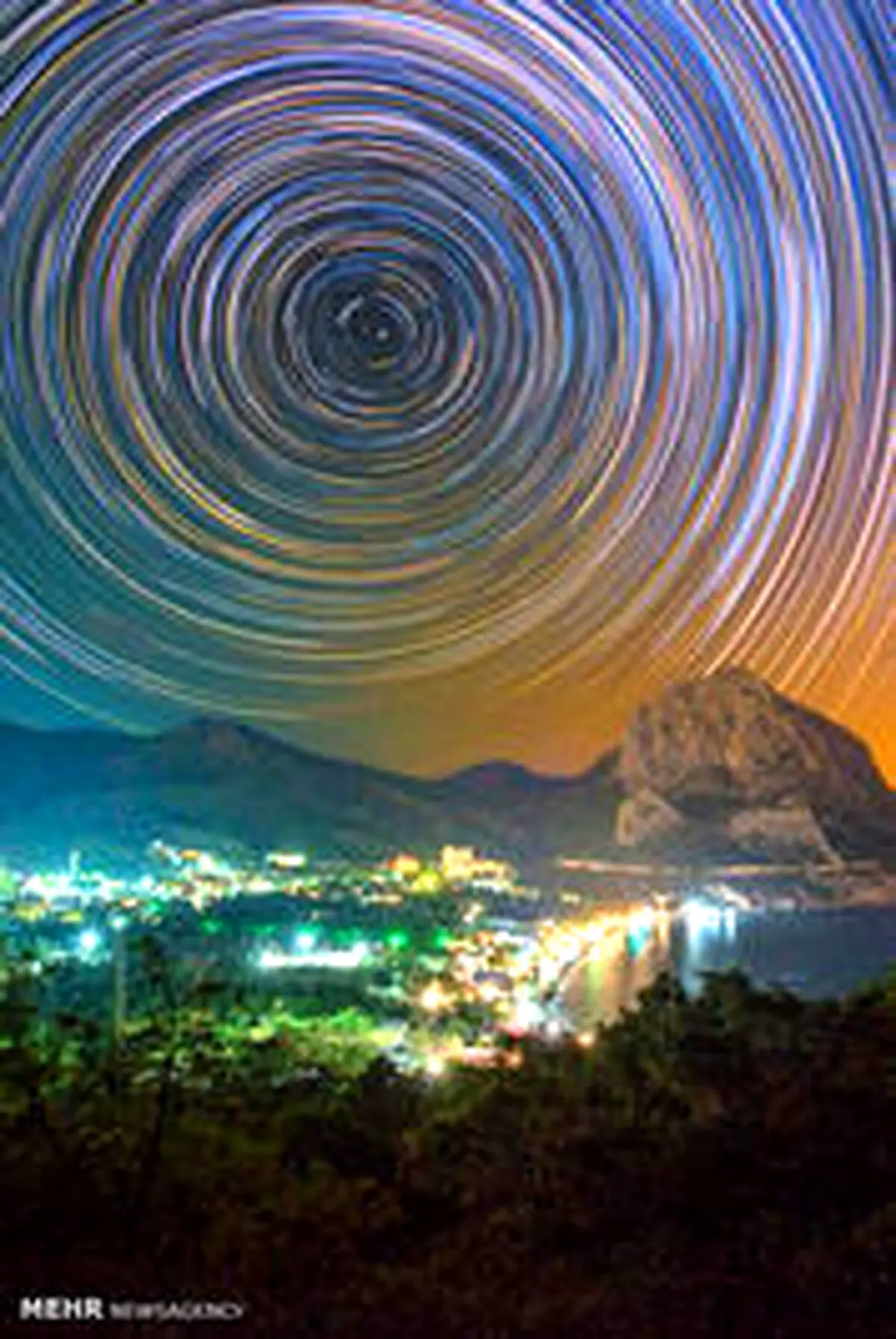 ستارگان در آسمان شب/تصاویر