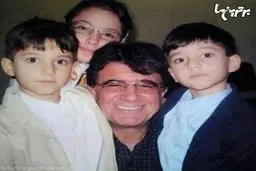 عکس زیبای استاد شجریان در کنار نوه هایش