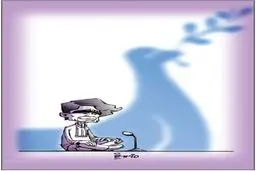 کاریکاتوری از محمدرضا شجریان در سال 88