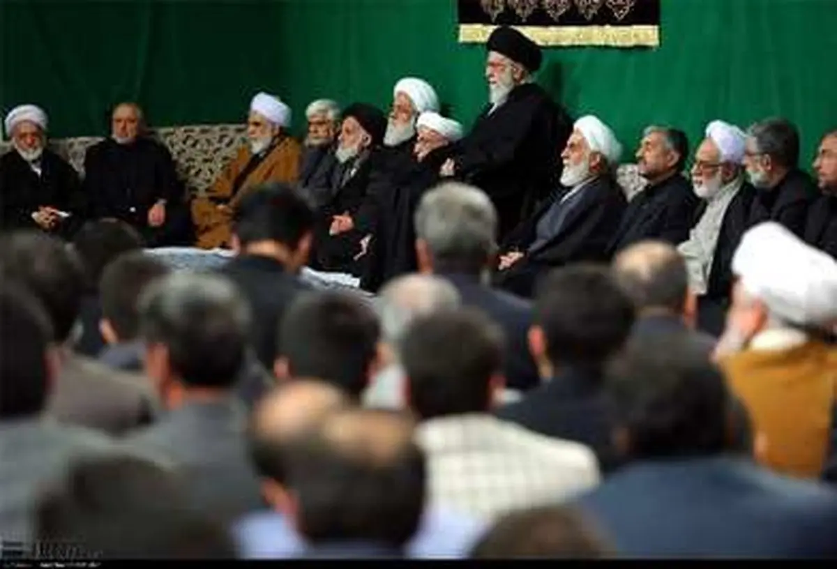 مراسم عزاداری شهادت حضرت زهرا (س) با حضور رهبری/ تصاویر