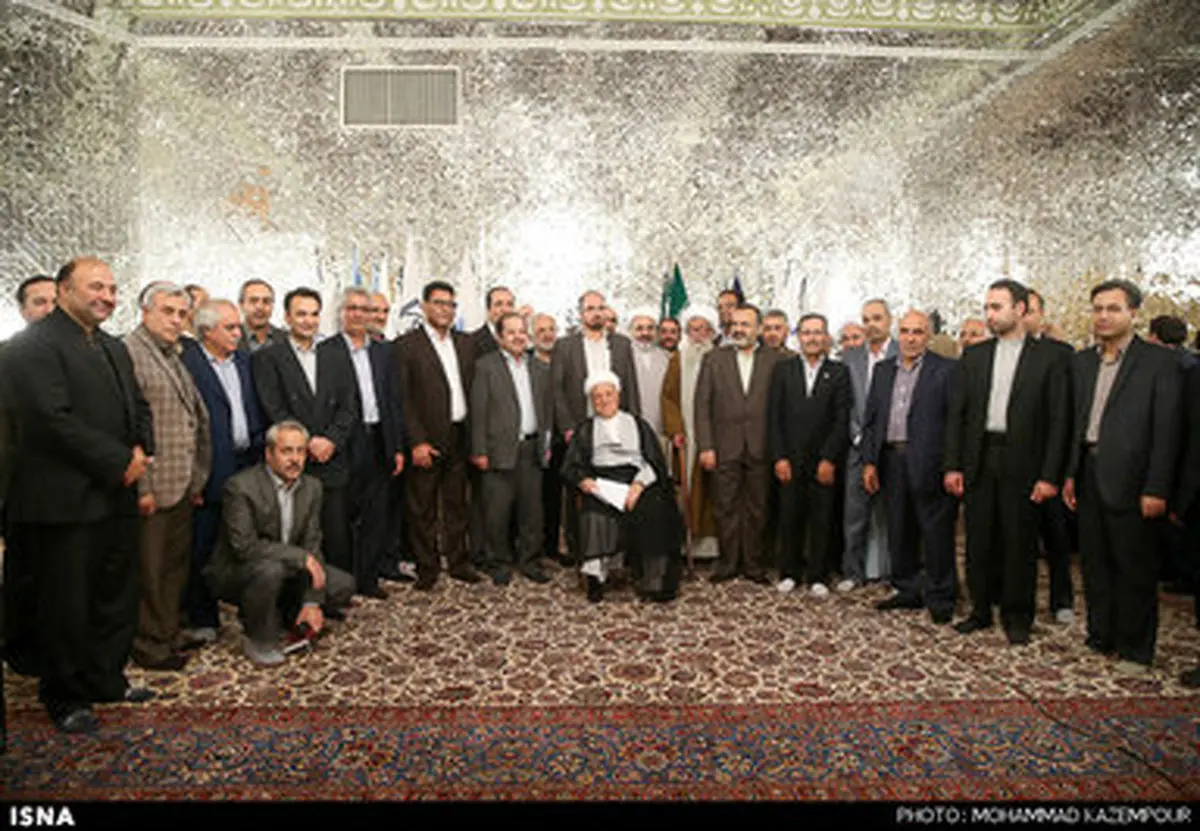 دیدار رؤسای دانشگاه‌ها با آیت‌الله هاشمی رفسنجانی/تصاویر