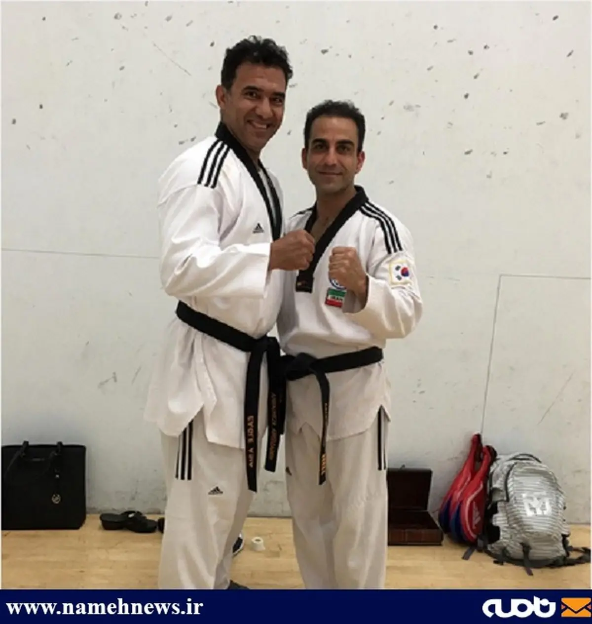 احمدرضا عابدزاده در لباس کاراته/ عکس