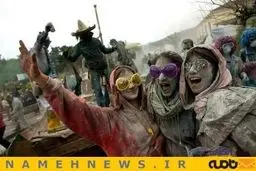 جشن جذاب پودر در یونان+تصاویر