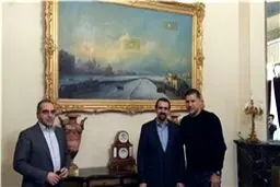 سفارت ایران در مسکو میزبان علی دایی/عکس