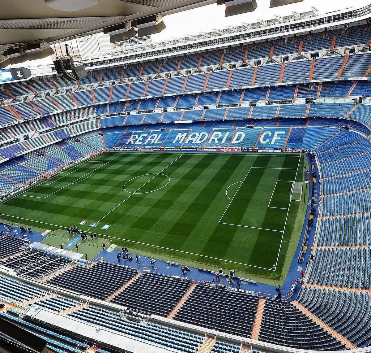 نمایی زیبا از ورزشگاه سانتیاگوبرنابئو