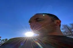 سلفی جالب از احسان کرمی