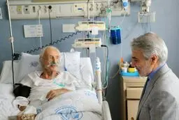 عيادت محمدباقر نوبخت از جمشيد مشايخي/عکس