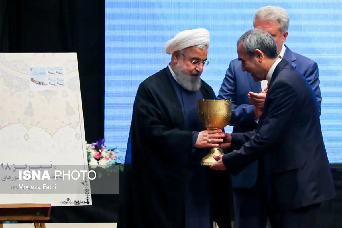 تصاویری از مراسم افتتاح رسمی تبریز 2018 با حضور رئیس جمهور