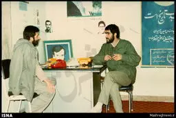عکس / وزیر بهداشت در دوران دفاع مقدس