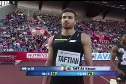 صاعقه ایرانی پا به پای بولت/ عکس