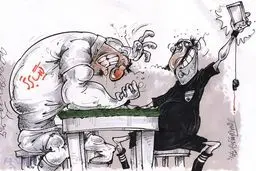 کاریکاتور/ جدیدترین سلفی داوران لیگ برتر!