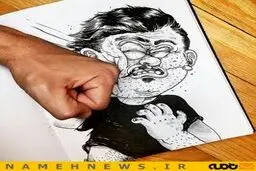 هنرمندی که پوست کاراکترش را کند!+تصاویر