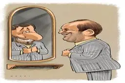 قالیباف، احمدی‌‌‌نژاد می‌شود؟/کاریکاتور