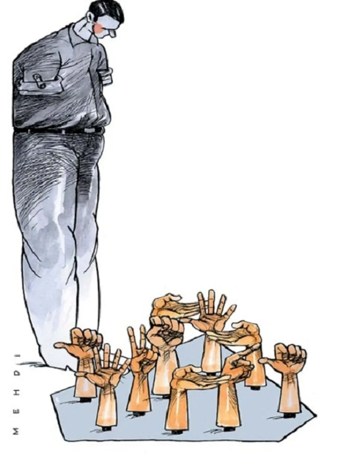 دستفروش!/ کاریکاتور