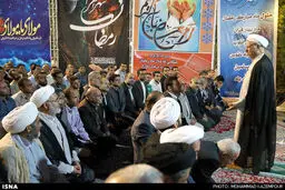 افطاری آیت الله هاشمی با جمعی از کارکنان مجمع/تصاویر