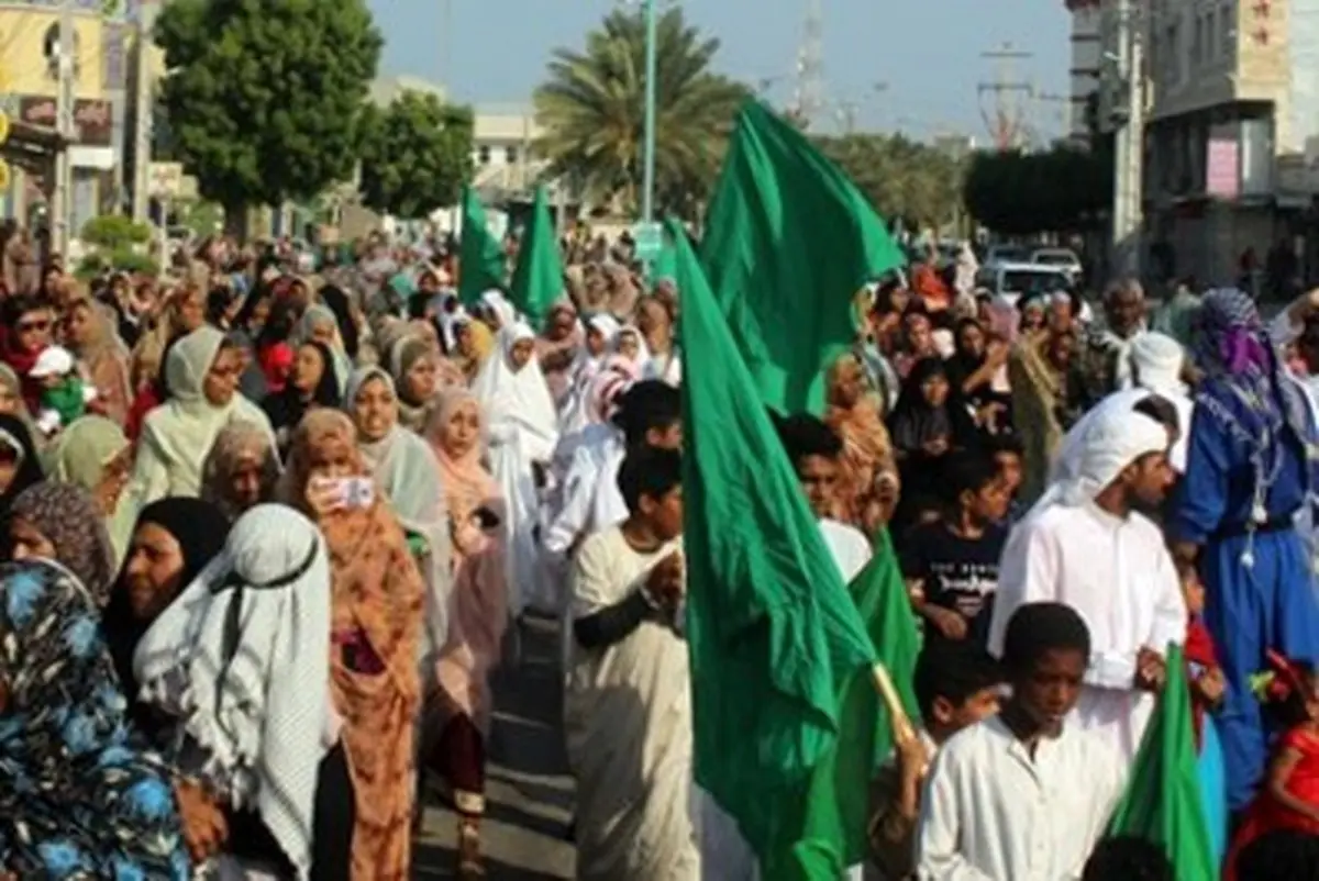 بازسازی واقعه غدیر در قشم