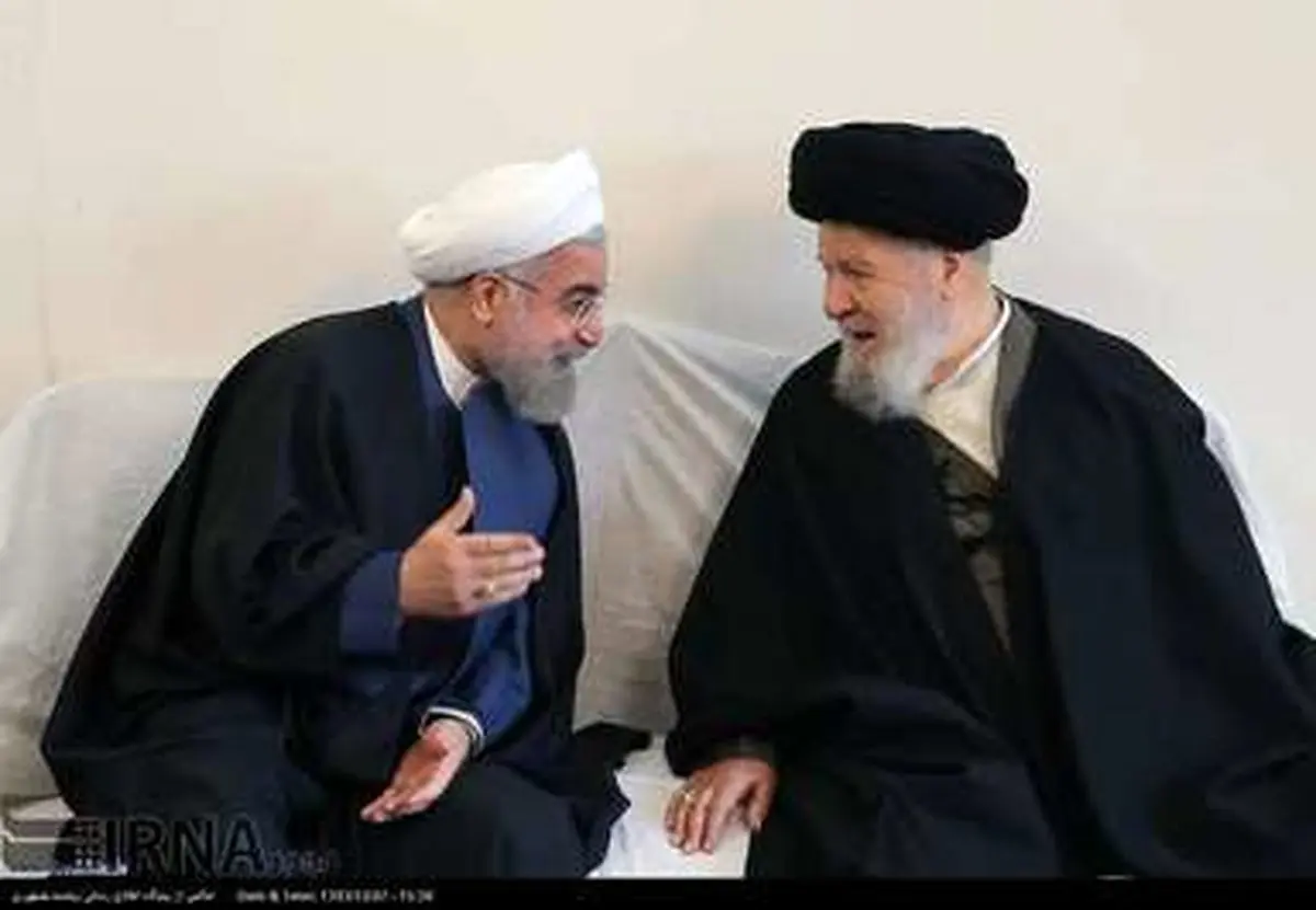 تصاویری از دیدار رییس جمهور با آیات عظام صافی گلپایگانی، جوادی آملی، موسوی اردبیلی، نوری همدانی و ...