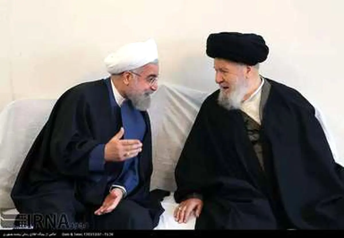 تصاویری از دیدار رییس جمهور با آیات عظام صافی گلپایگانی، جوادی آملی، موسوی اردبیلی، نوری همدانی و ...