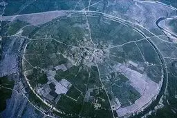 اولین شهر دایره‌ای جهان در ایران/عکس