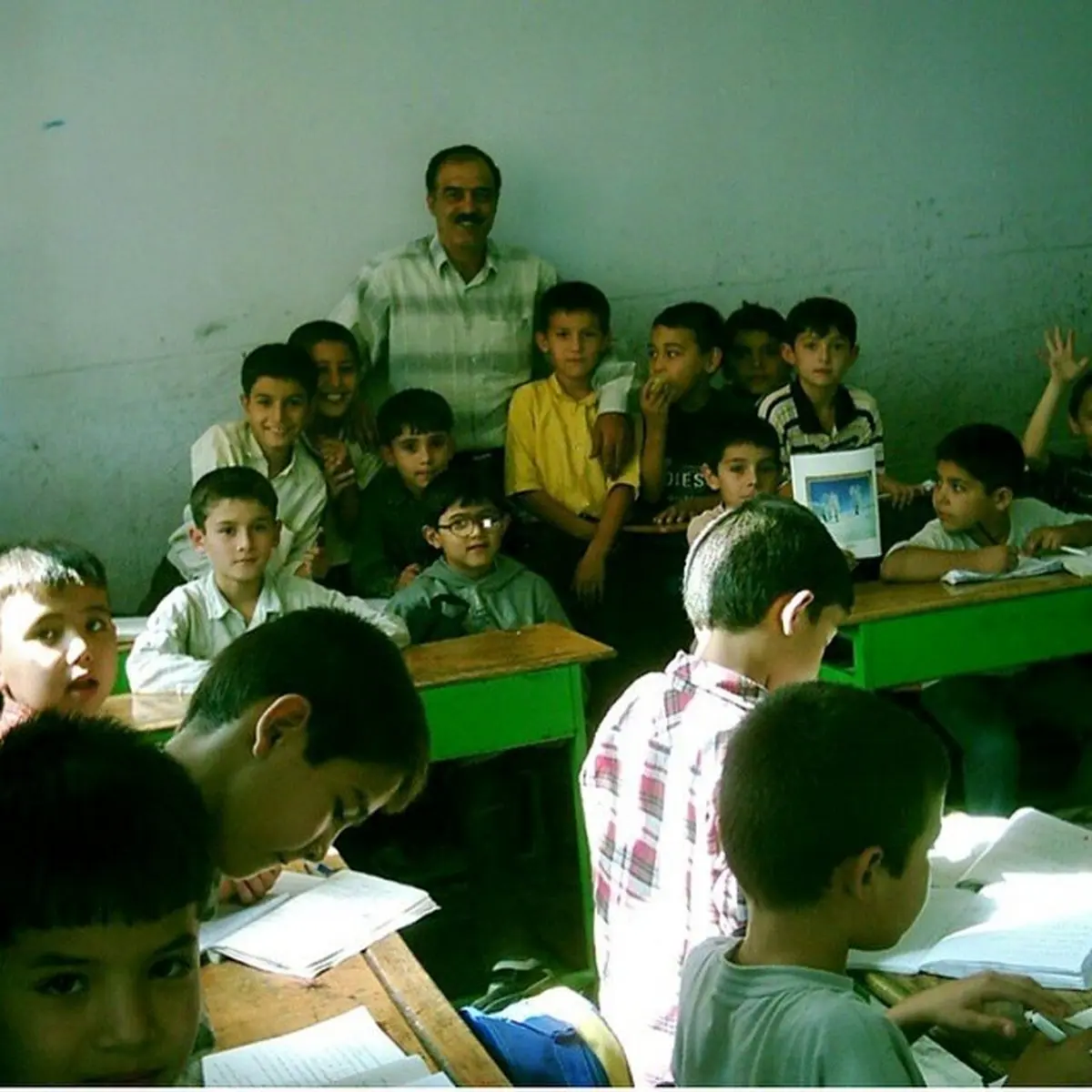 عکس / وقتی سردار آزمون کلاس اول بود